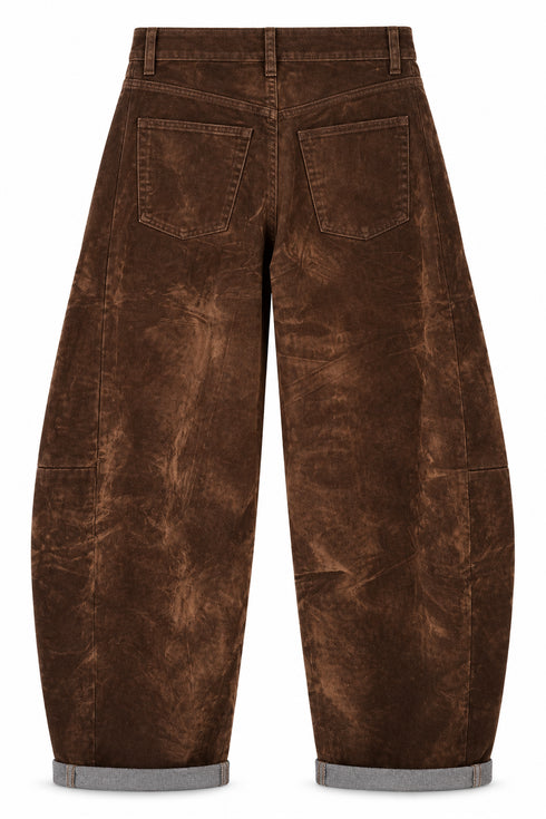 PANTALONE BARREL EFFETTO MARMORIZZATO (32)