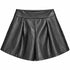GONNA PANTALONCINO EFFETTO PELLE CON PINCES (35)