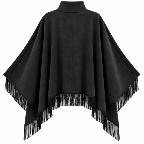 CASACCA A PIPISTRELLO CON COLLO ALTO E FRANGE (39)
