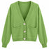 CARDIGAN CON BOTTONI A CONTRASTO E TASCHE (40)