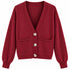 CARDIGAN CON BOTTONI A CONTRASTO E TASCHE (40)