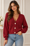 CARDIGAN CON BOTTONI A CONTRASTO E TASCHE (40)
