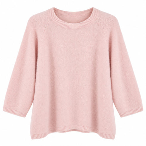 MAGLIA GIROCOLLO CON MANICHE AMPIE (36)
