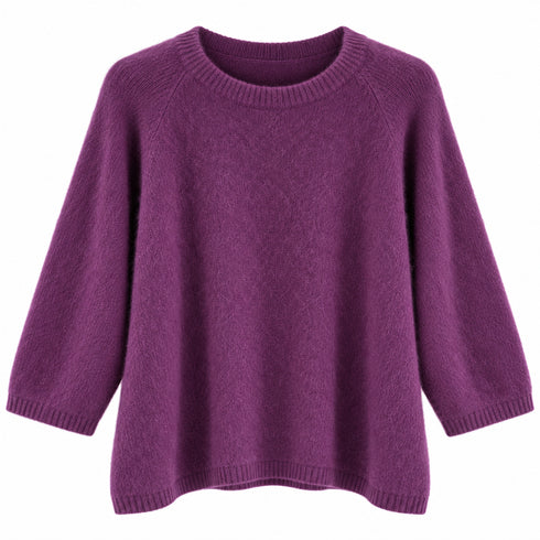 MAGLIA GIROCOLLO CON MANICHE AMPIE (36)