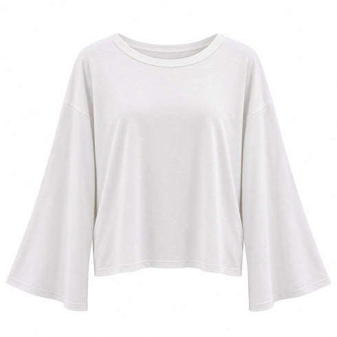 HAVEONE T-SHIRT OVERSIZE CON MANICHE A CAMPANA