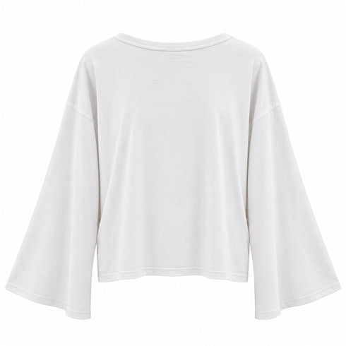 HAVEONE T-SHIRT OVERSIZE CON MANICHE A CAMPANA