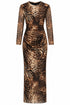 ABITO MIDI ANIMALIER CON DRAPPEGGIO (19)