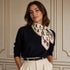 FOULARD IN SETA CON FANTASIA CAGNOLINI
