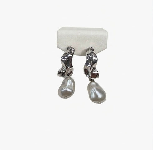 ORECCHINI ARGENTO CON PERLE BAROCCHE