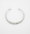 COLLANA RIGIDA ARGENTO INTRECCIATA