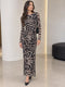 ABITO MIDI MESH STAMPA ANIMALIER CON DRAPPEGGIO (19)