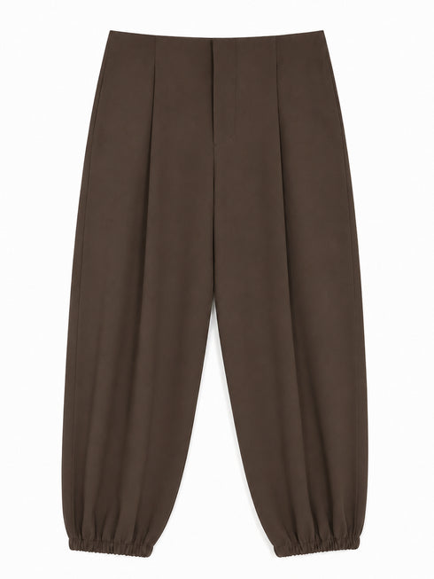 PANTALONE BALLOON A VITA ALTA IN COTONE (141)