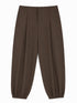 PANTALONE BALLOON A VITA ALTA IN COTONE (141)