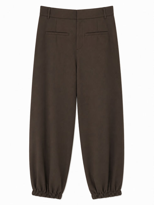 PANTALONE BALLOON A VITA ALTA IN COTONE (141)