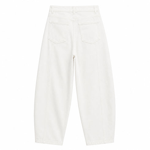 TENSIONE IN-PANTALONE WIDE LEG CROPPED BIANCO (136)