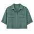 COMPLETO COORDINATO VERDE OLIVA CON CAMICIA E PANTALONE MORBIDO