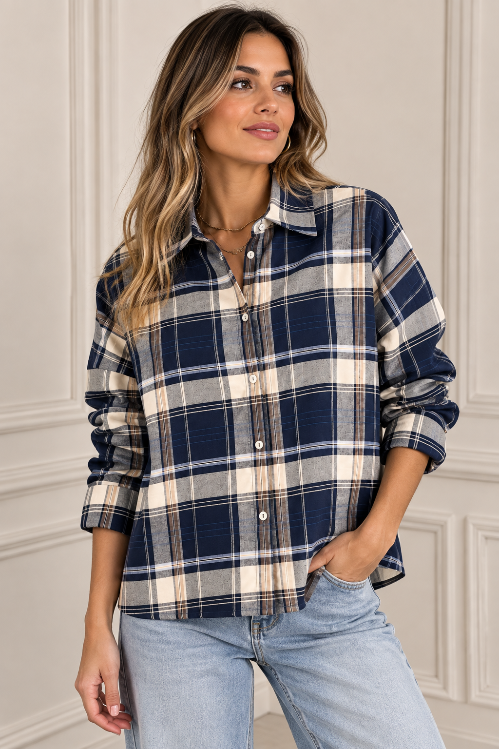 HAVEONE CAMICIA MODELLO A SCATOLINA